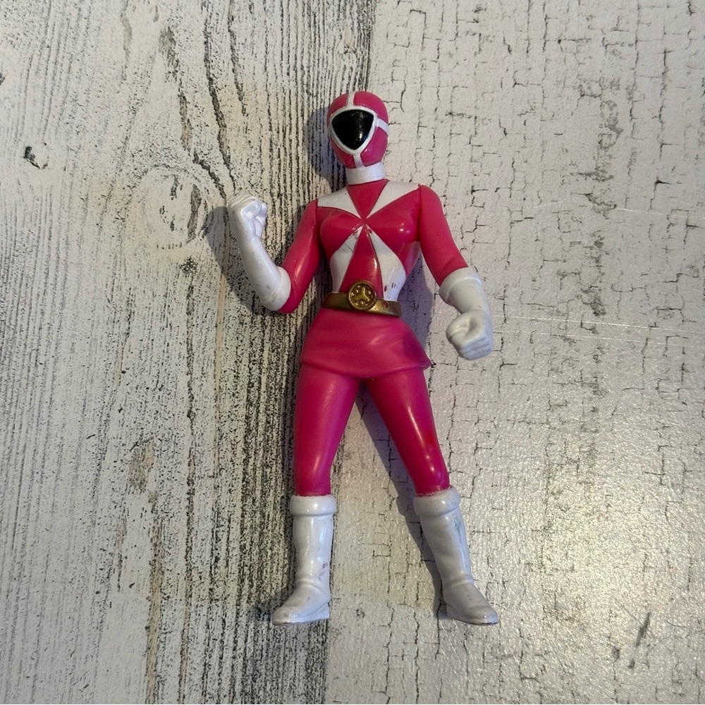 Power Rangers Pink Ranger Lightspeed Rescue McDonald's Action Figure Toy 2000